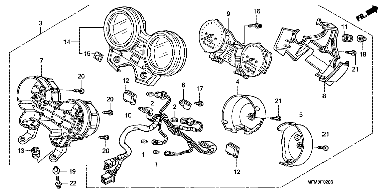 GAUGE (CB400/CB400A)