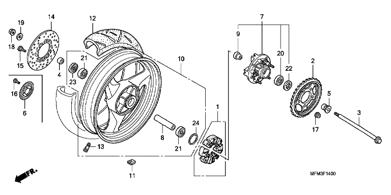 REAR WHEEL