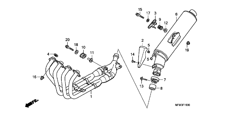EXHAUST MUFFLER
