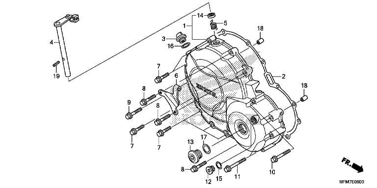 RIGHT CRANKCASE COVER