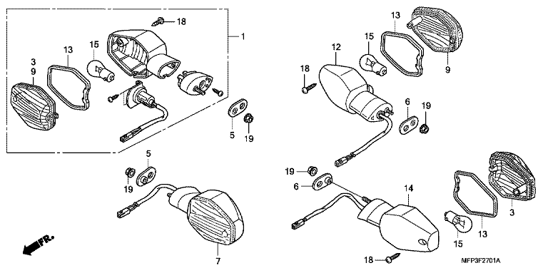 INDICATOR (CB1300S/CB1300SA)