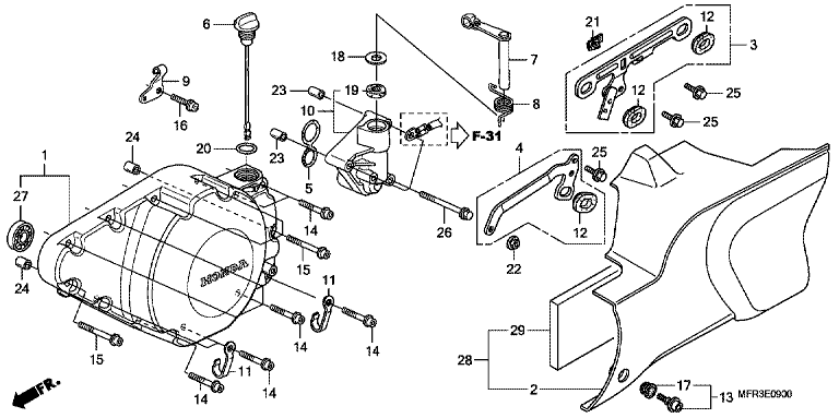 LEFT CRANKCASE COVER