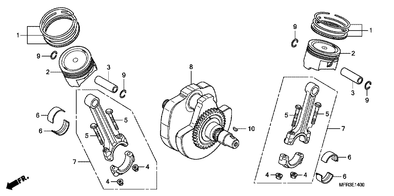 CRANKSHAFT/PISTON