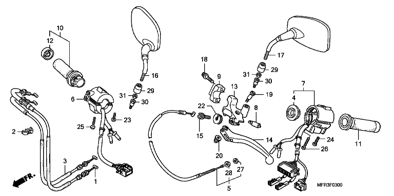 HANDLE SWITCH/CABLE