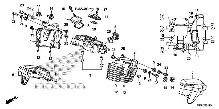 REAR CYLINDER HEAD COVER