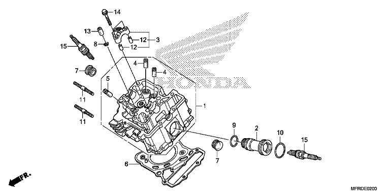 FRONT CYLINDER HEAD