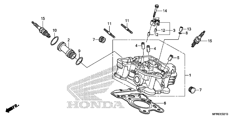 REAR CYLINDER HEAD