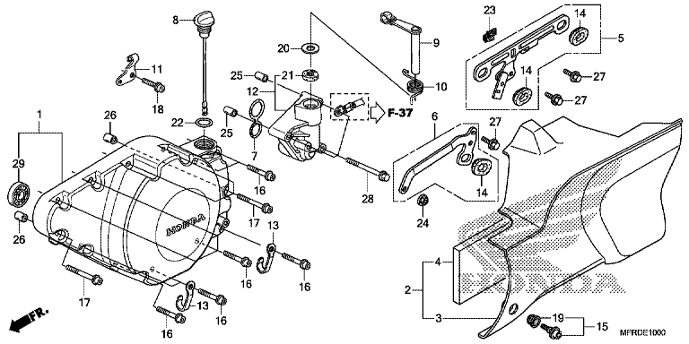 LEFT CRANKCASE COVER