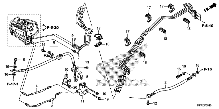 BRAKE LINE (VT1300CXA)