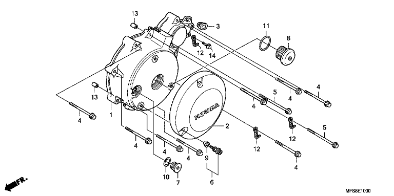 LEFT CRANKCASE COVER