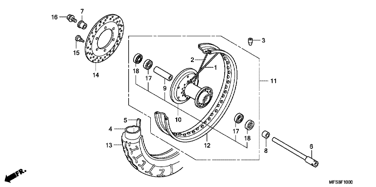 FRONT WHEEL
