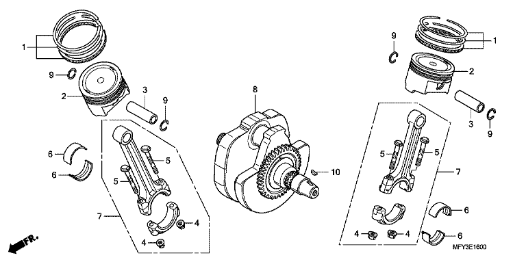 CRANKSHAFT/PISTON