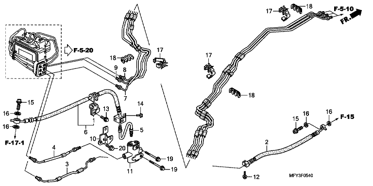 BRAKE LINE (ABS)