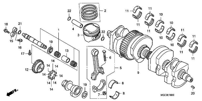 CRANKSHAFT/PISTON