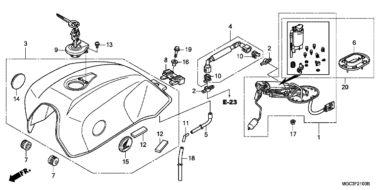 FUEL TANK/FUEL PUMP