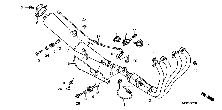 EXHAUST MUFFLER