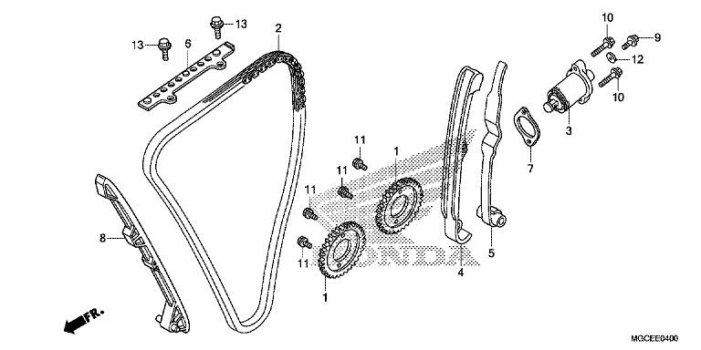 CAM CHAIN/TENSIONER