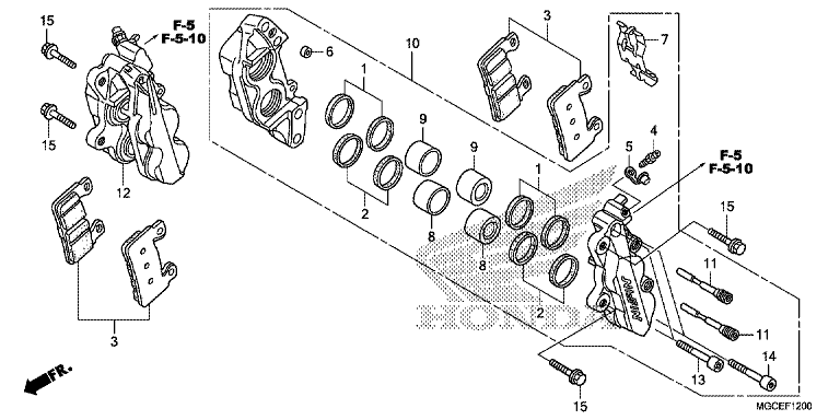 FRONT BRAKE CALIPER