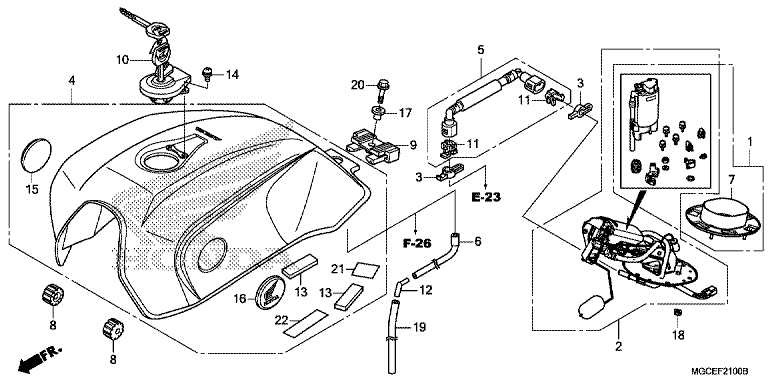 FUEL TANK/FUEL PUMP