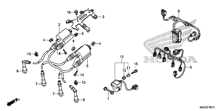 SUB HARNESS/IGNITION COIL