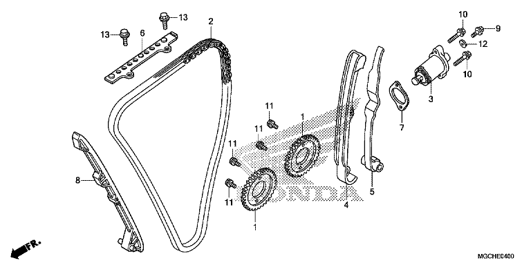 CAM CHAIN/TENSIONER
