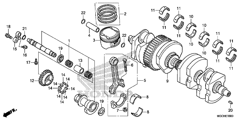 CRANKSHAFT/PISTON