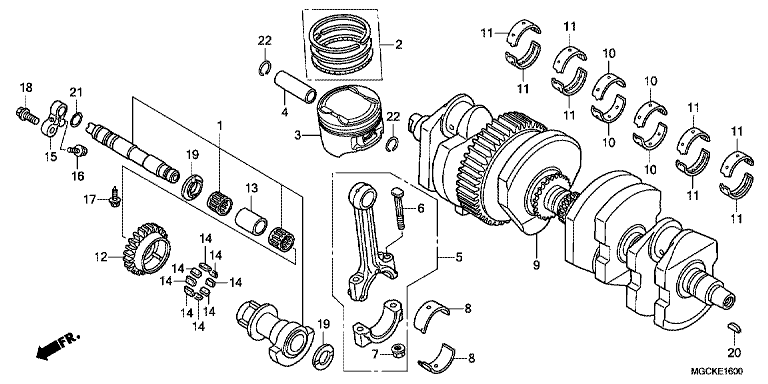 CRANKSHAFT/PISTON