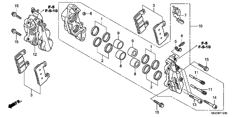 FRONT BRAKE CALIPER