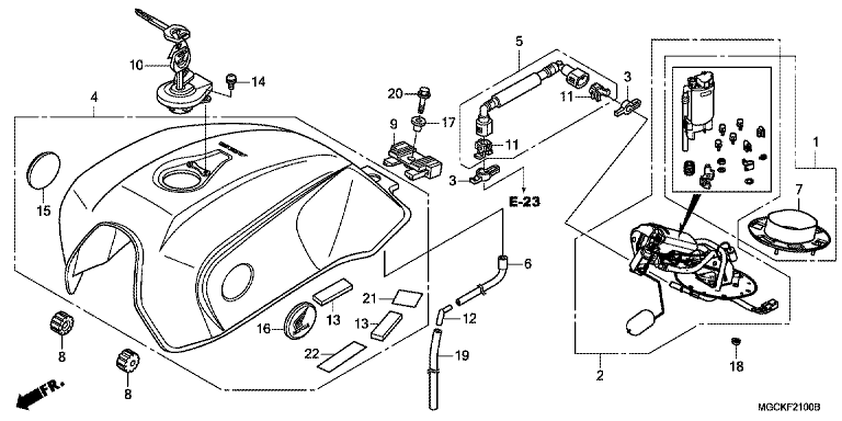FUEL TANK/FUEL PUMP