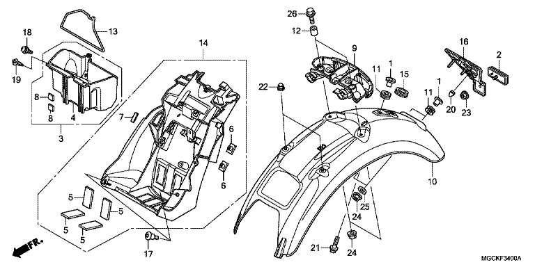 REAR FENDER
