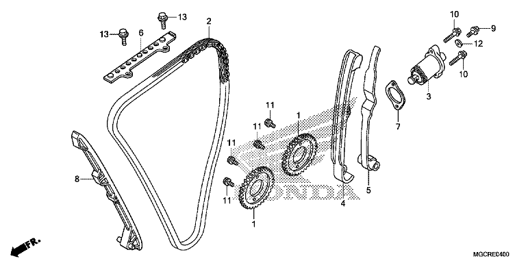 CAM CHAIN/TENSIONER