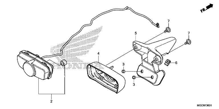 TAILLIGHT (CB1100CA/CAD/NA/NAD)