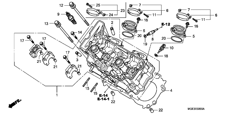 CYLINDER HEAD (FRONT)