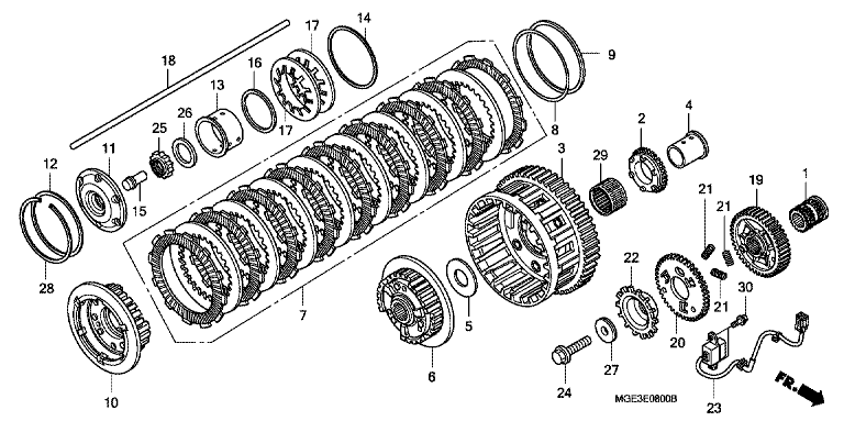 CLUTCH (VFR1200F)