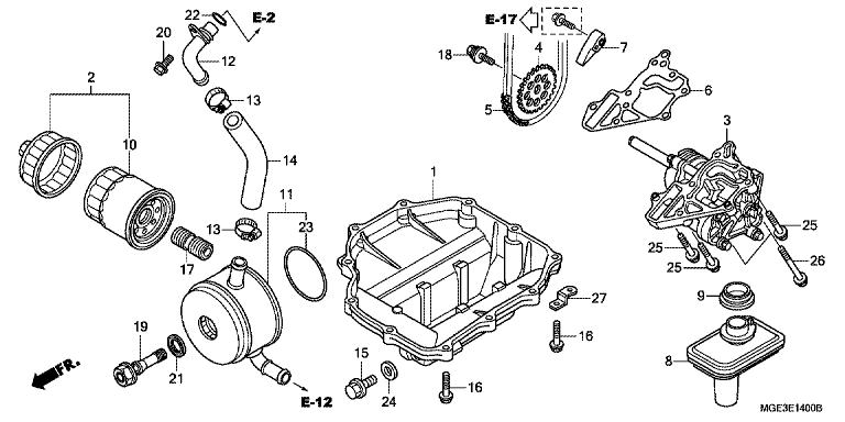 OIL PUMP (VFR1200F)