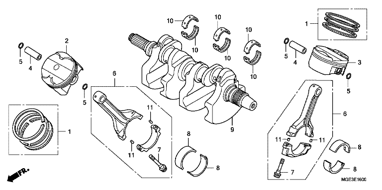 CRANKSHAFT/PISTON
