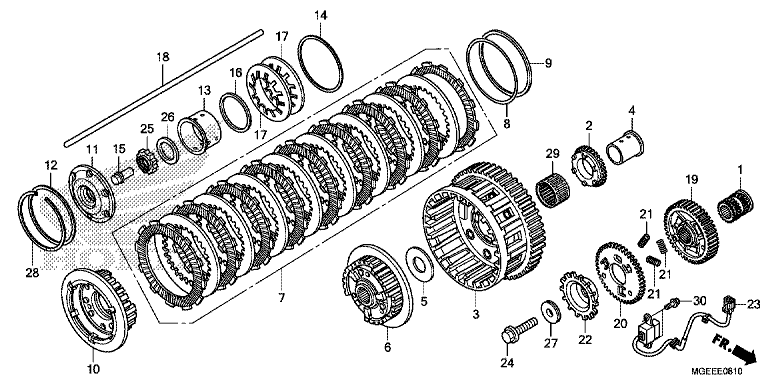 CLUTCH (VFR1200F)