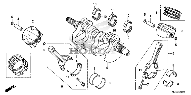 CRANKSHAFT/PISTON