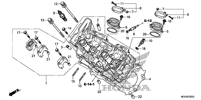 CYLINDER HEAD (FRONT)