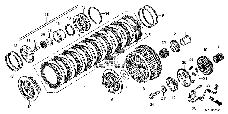 CLUTCH (VFR1200X)