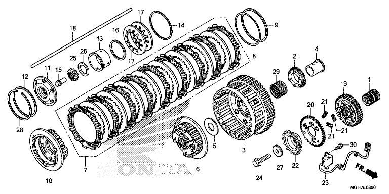 CLUTCH (VFR1200X/XA/XL)