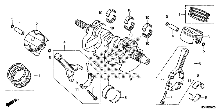 CRANKSHAFT/PISTON