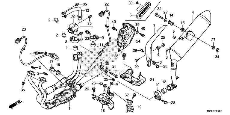 EXHAUST MUFFLER