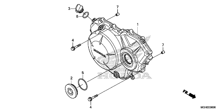 RIGHT CRANKCASE COVER (VFR1200X/XA/XL)