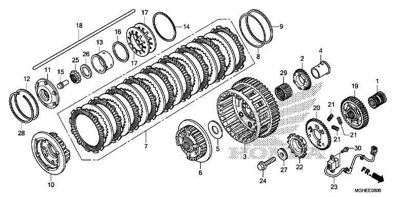 CLUTCH (VFR1200X/XA/XL)