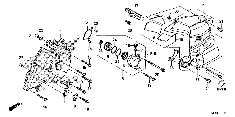ALTERNATOR GENERATOR COVER