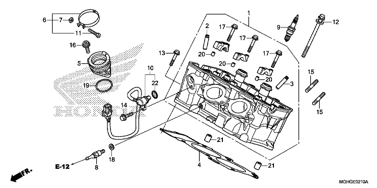 CYLINDER HEAD (REAR)
