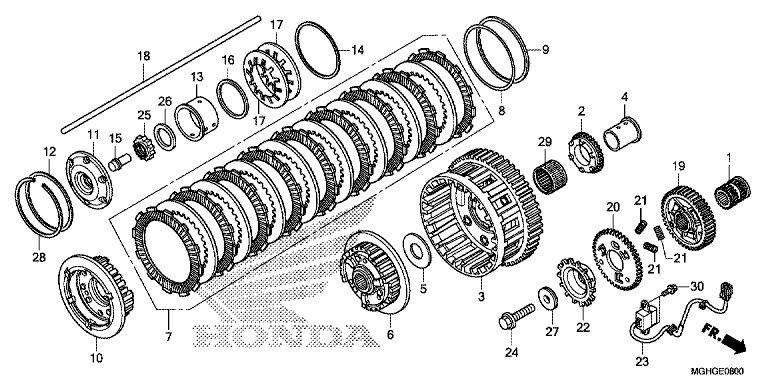 CLUTCH (VFR1200X/XA/XL)