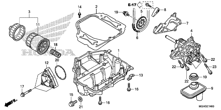 OIL PUMP (VFR1200X/XA/XL)