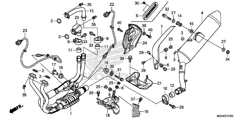 EXHAUST MUFFLER